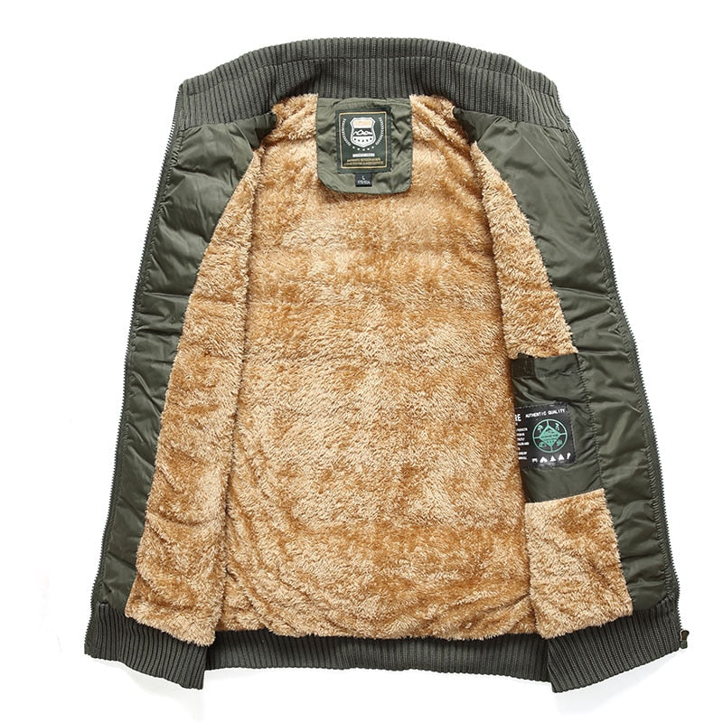 Paul | Men's Puffer Vest with Fur Lining and High Ribbed Collar