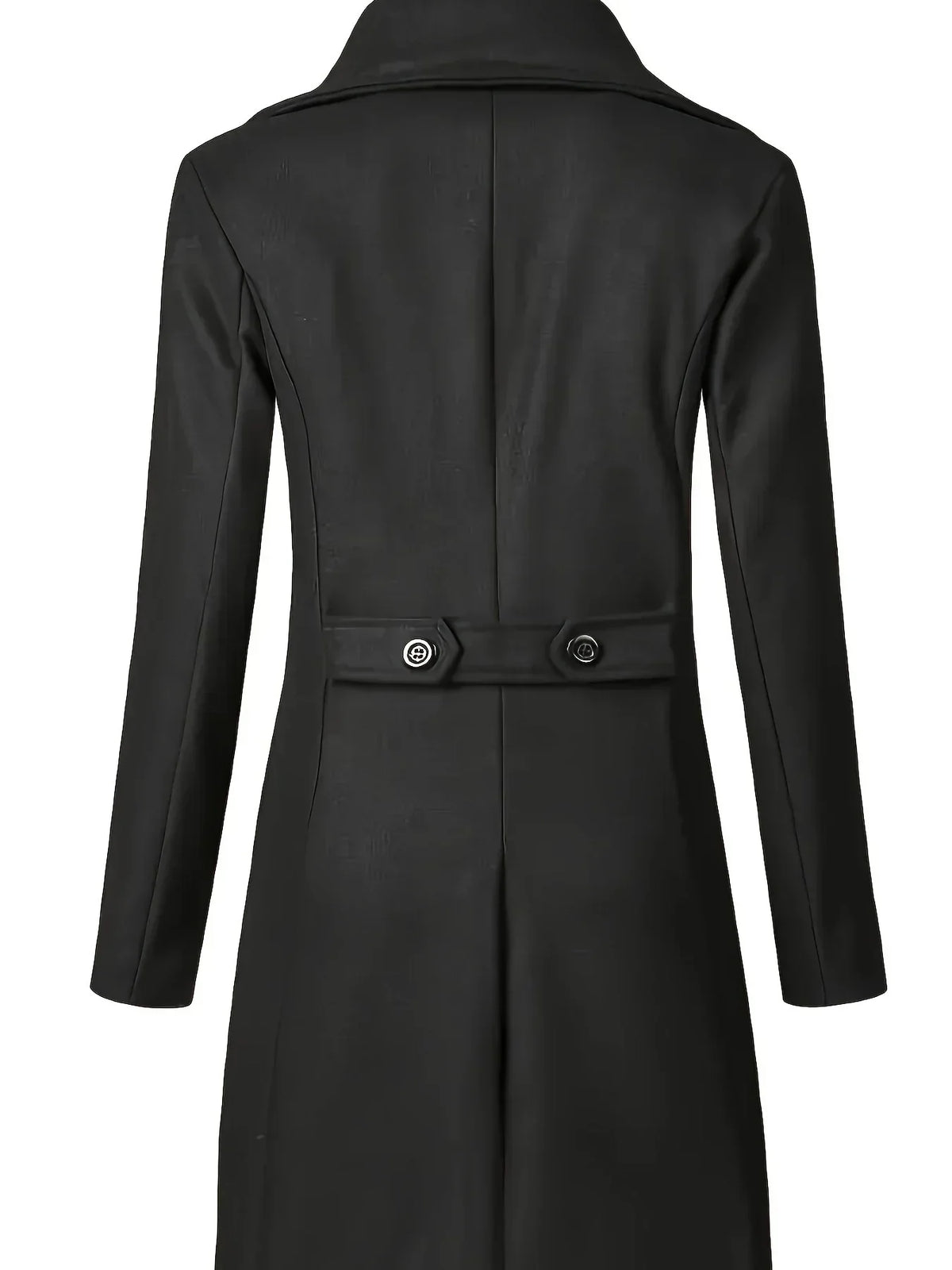 Wes | Men's Double Breasted Trench Coat with Lined Interior and Pockets