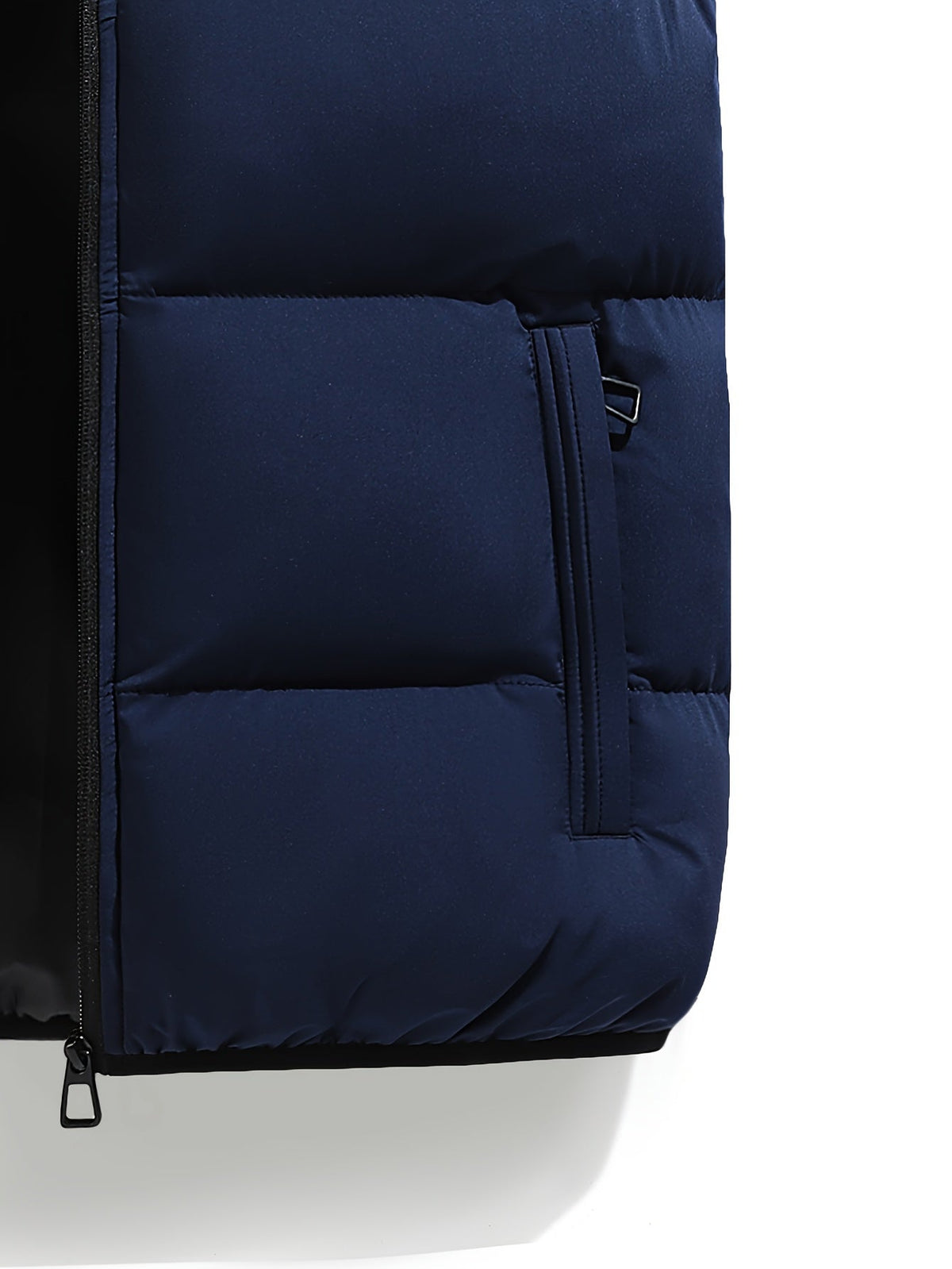 Jeff | Men's Puffer Vest with Adjustable Hood and Zip Pockets