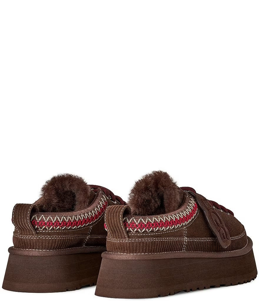 UGG Women's Heritage Lace-Up Platform Slippers