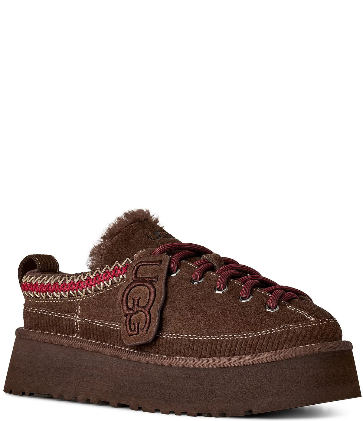 UGG Women's Heritage Lace-Up Platform Slippers
