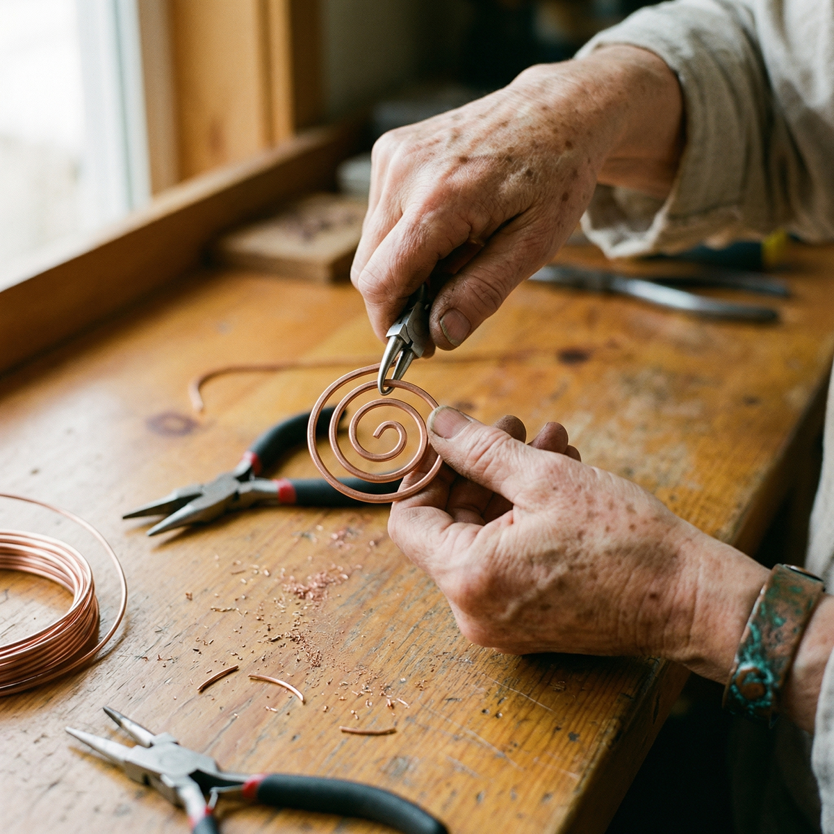 Calder's Mesa Copper Necklace