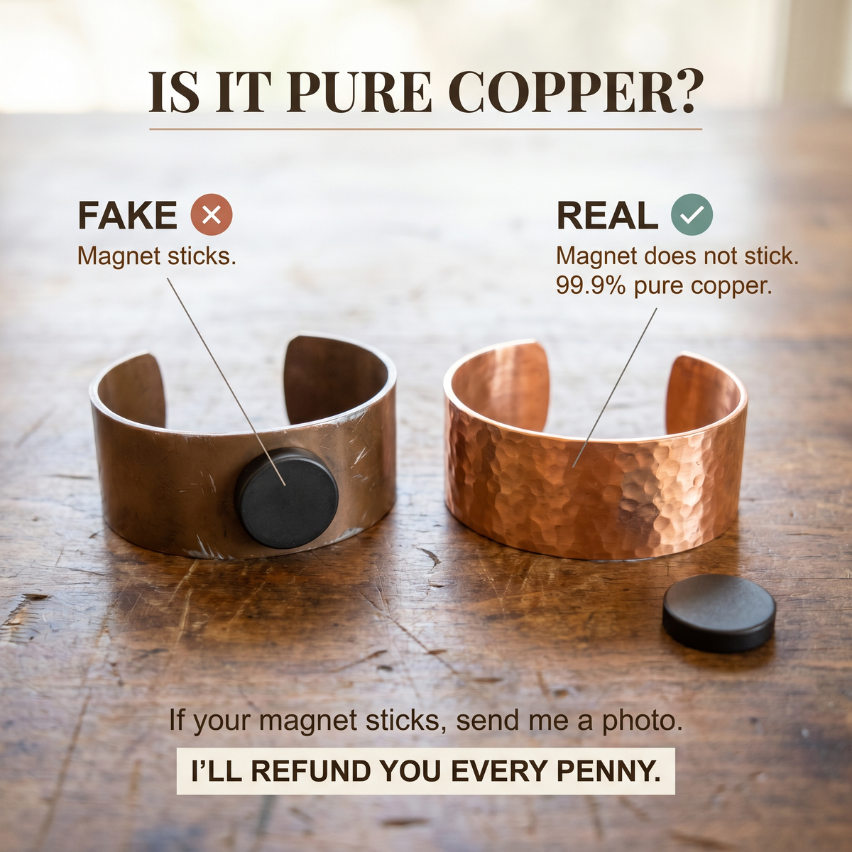 Calder's Dune Copper Anklet