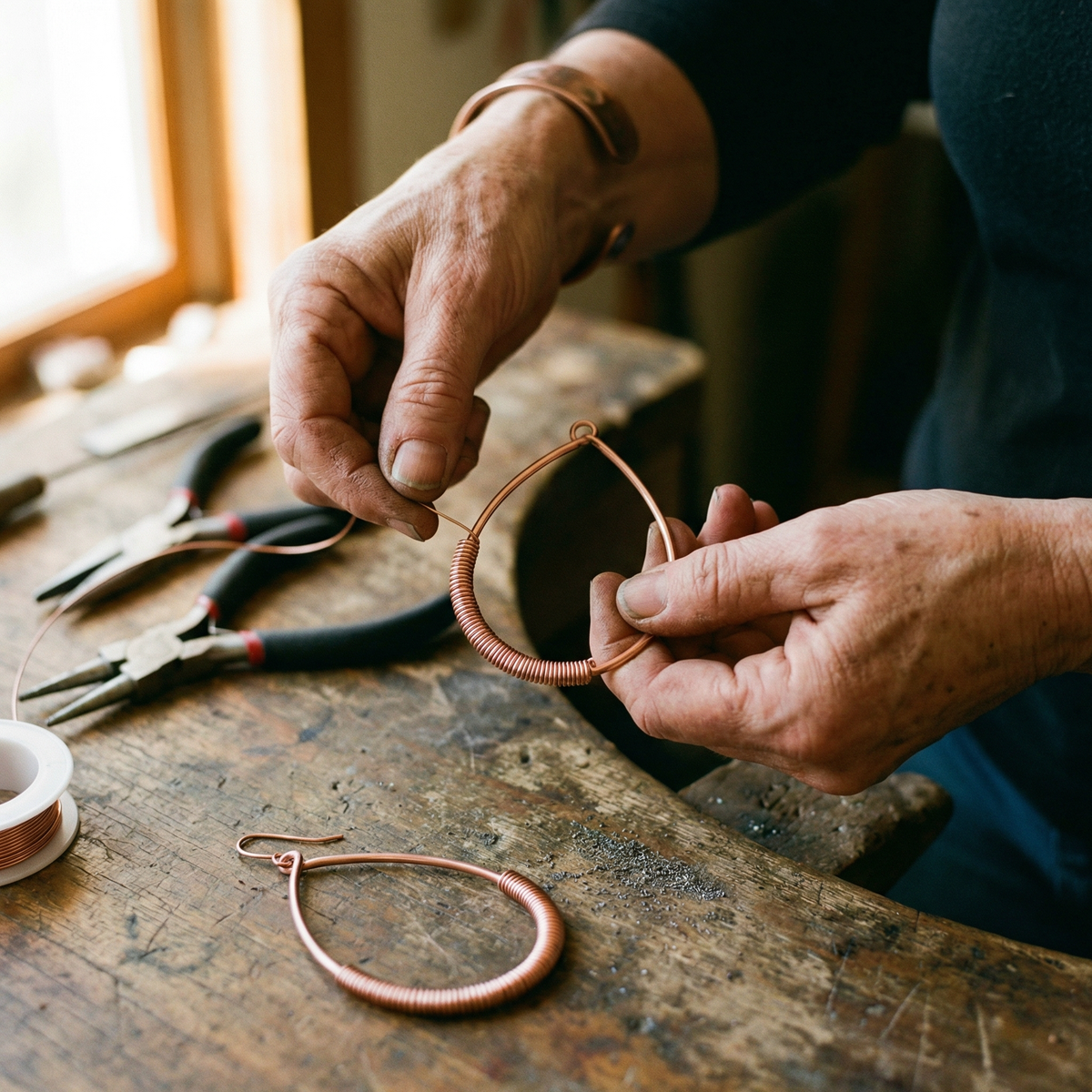 Calder's Creek Copper Earrings