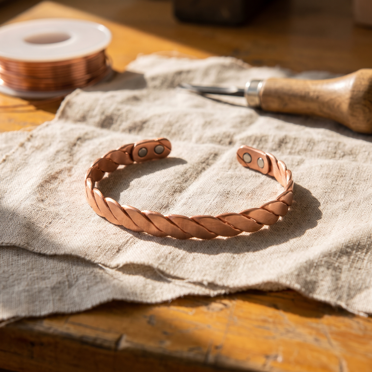 Calder's Reed Copper Bracelet