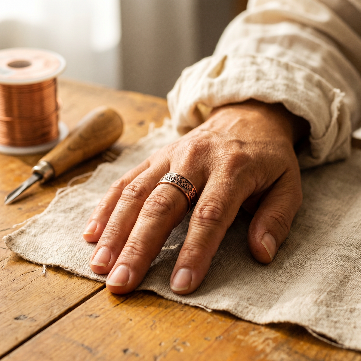Calder's Clag Copper Ring