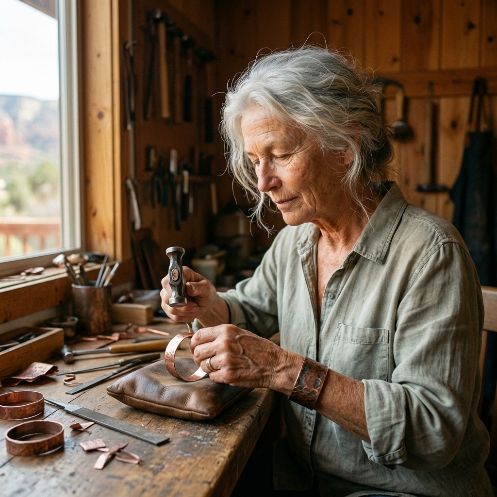 Calder's Weld Copper Ring
