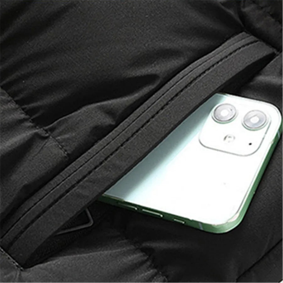 Sean | Men's Puffer Vest with Recycled Down and Detachable Hood