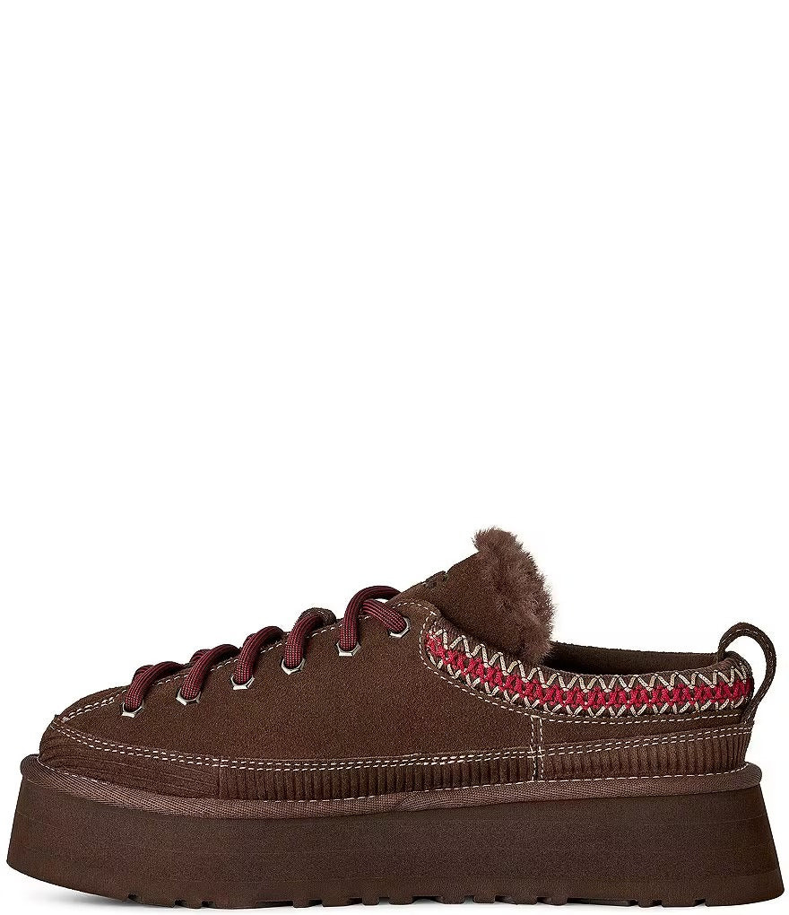 UGG Women's Heritage Lace-Up Platform Slippers