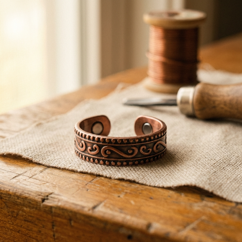 Calder's Fern Copper Ring