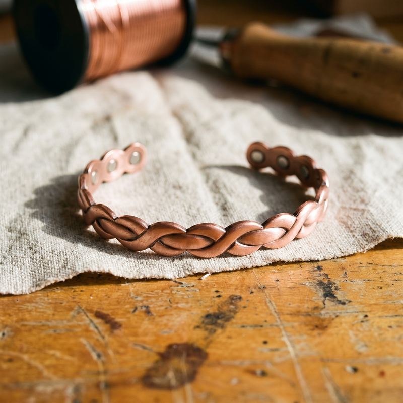 Calder's Loom Copper Bracelet
