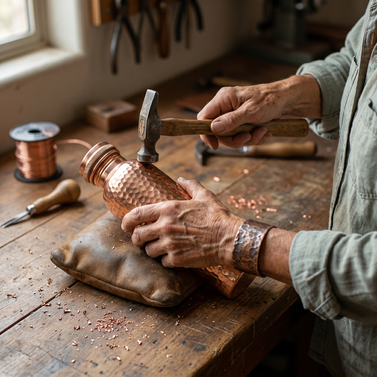 Calder's Pure Copper Water Bottle
