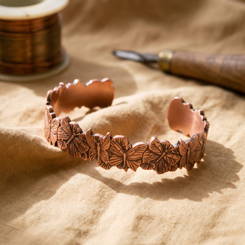 Calder's Sky Copper Bracelet