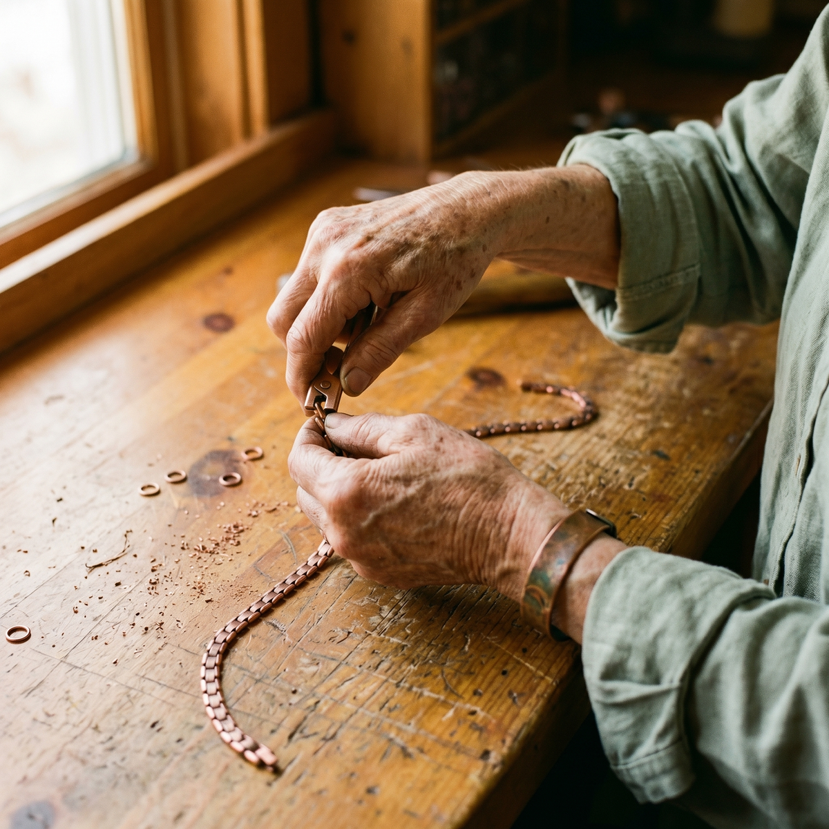 Calder's Haze Copper Necklace