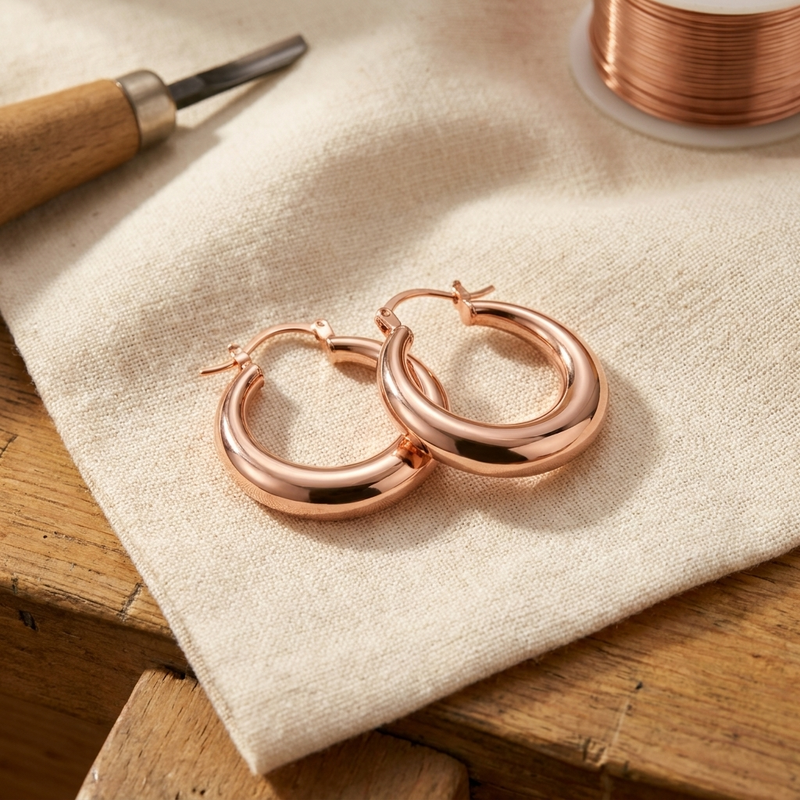 Calder's Marl Copper Earrings