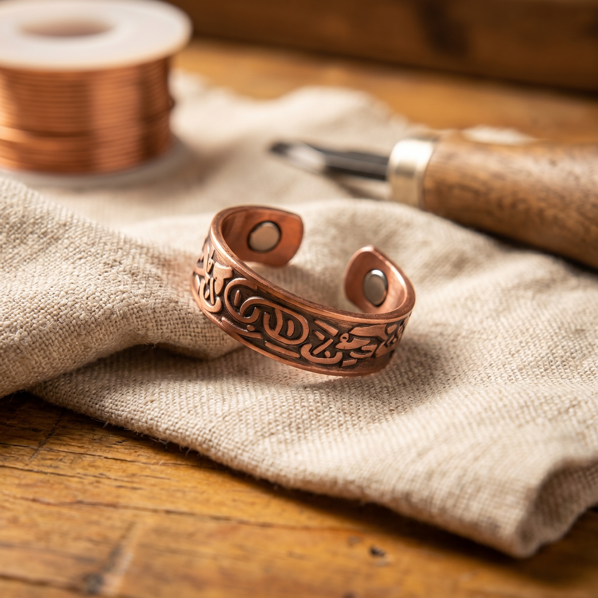 Calder's Burr Copper Ring