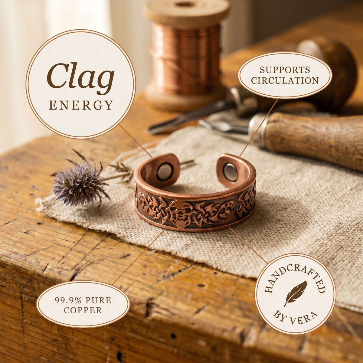 Calder's Clag Copper Ring