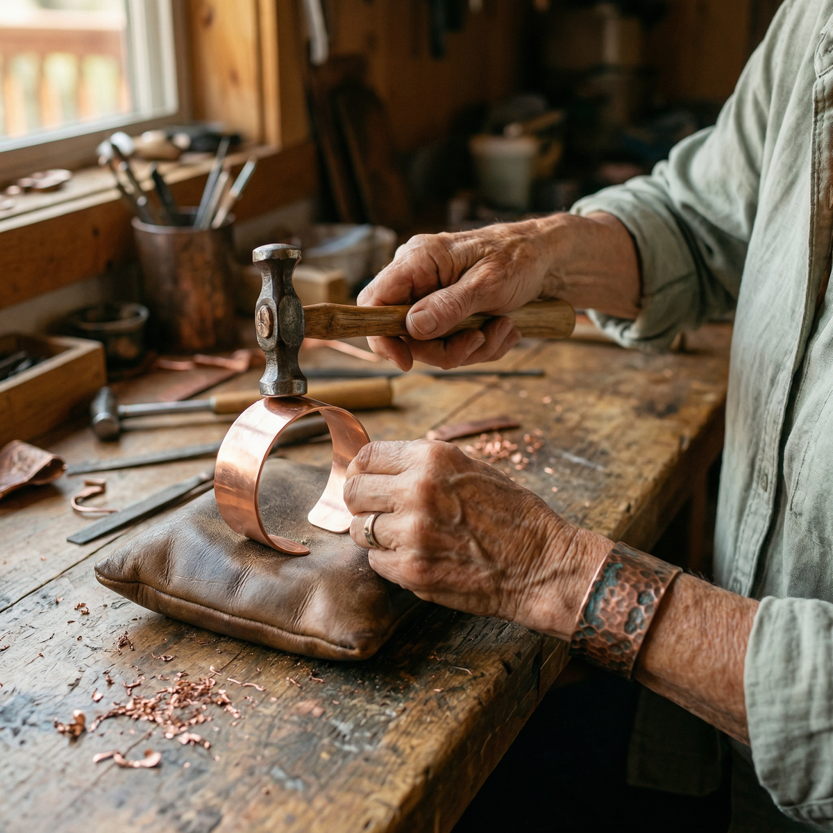 Calder's Hearth Copper Ring